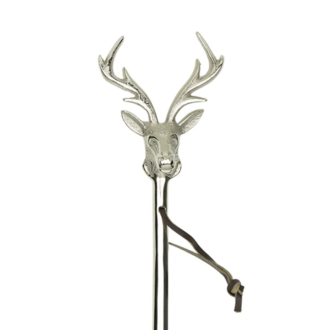 Schuhlöffel Kuh, Kuhkopf silber, 52cm, Mars & More