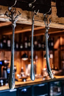 Schuhlöffel Kuh, Kuhkopf silber, 52cm, Mars & More