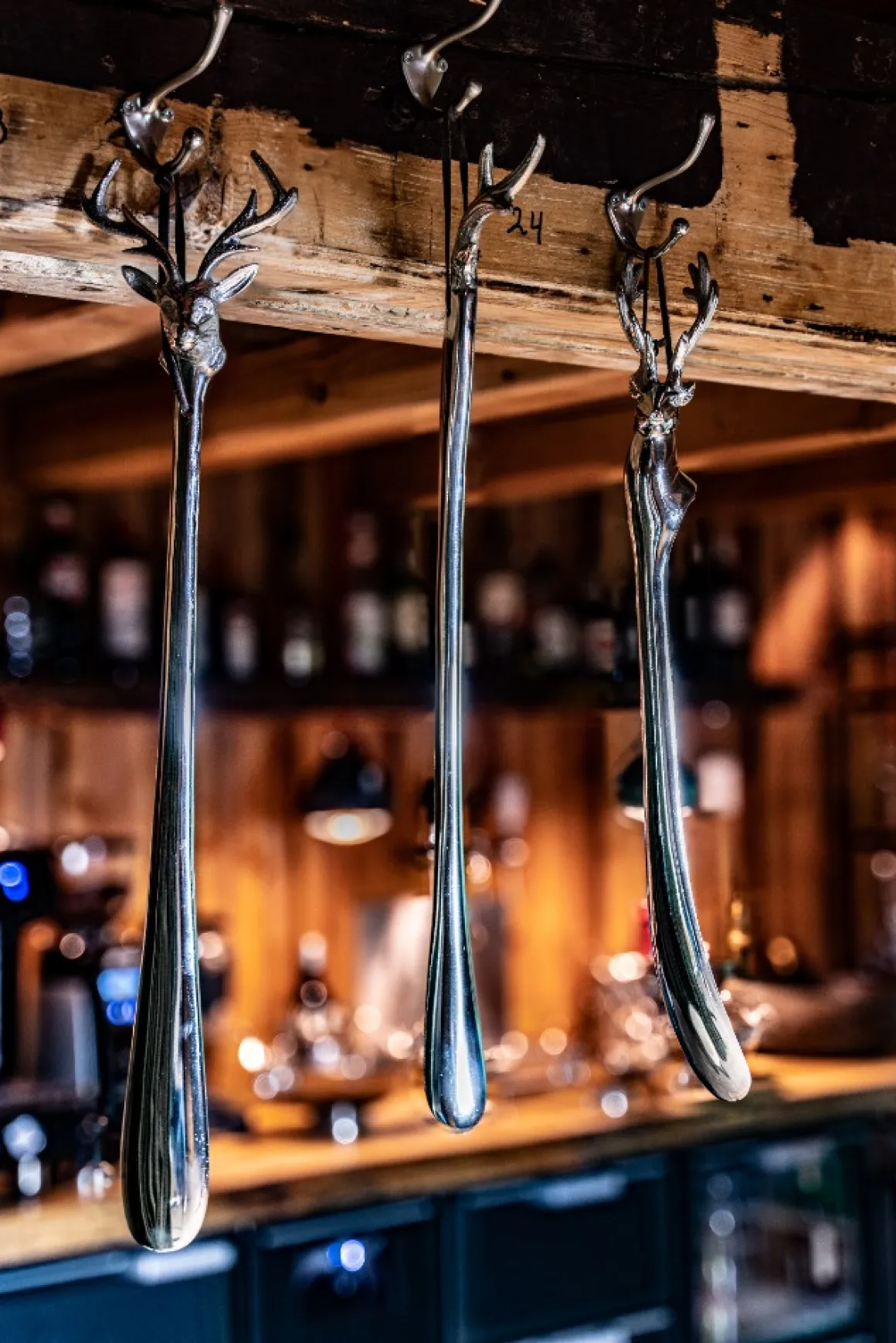 Schuhlöffel Kuh, Kuhkopf silber, 52cm, Mars & More