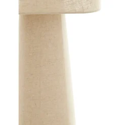 Stehlampe Mikko Leinen Natur, schlichte quadratische Stehleuchte, 176cm, Light & Living