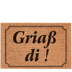 Textil Fußmatte Griaß di! , 60x40cm, Gerrys Garden