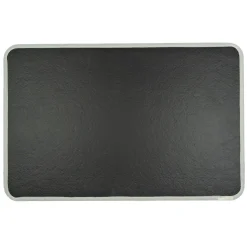 Textil Fußmatte Hirsch, Damhirsch schwarz, 75x50cm, Mars & More