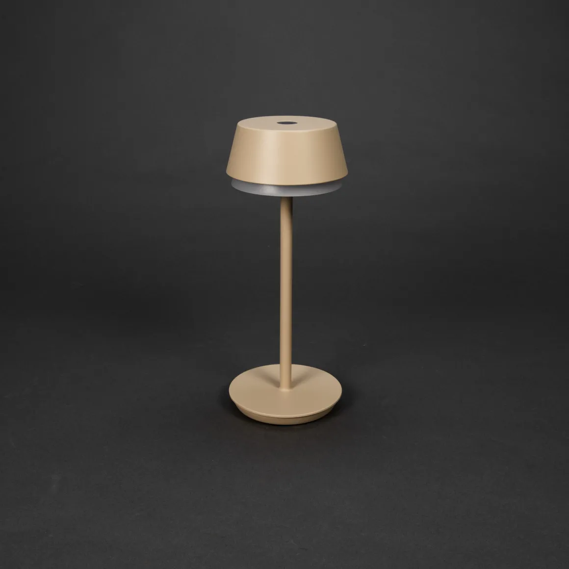 Tischleuchte Lyon sand, 30cm, Konstsmide