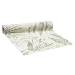 Tischläufer FOLIAGE beige/grün