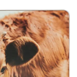 Tischset Schweizer Kuh, Kuh auf der Wiese, 40x30cm, MDF-Kork, Mars & More