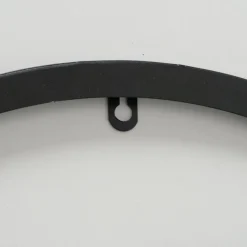 Wandobjekt Hirsch Ludwig, Metallschild mit Spruch: Servus, Ø50cm, Boltze Home Collections