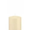 Wiedemann Flachkopf-Kerze in Cello 100x80 Bisquit