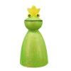 Zaunhocker Tier Frosch, Metallfrosch, Froschkönig  grün, 12x20cm